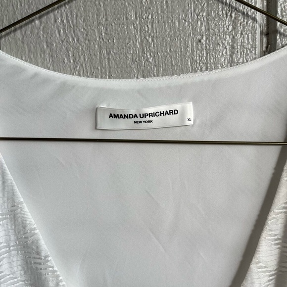 Amanda Uprichard Cecelia Midi Dress in White Odyssey Lace Size XL - Picture 5 of 10